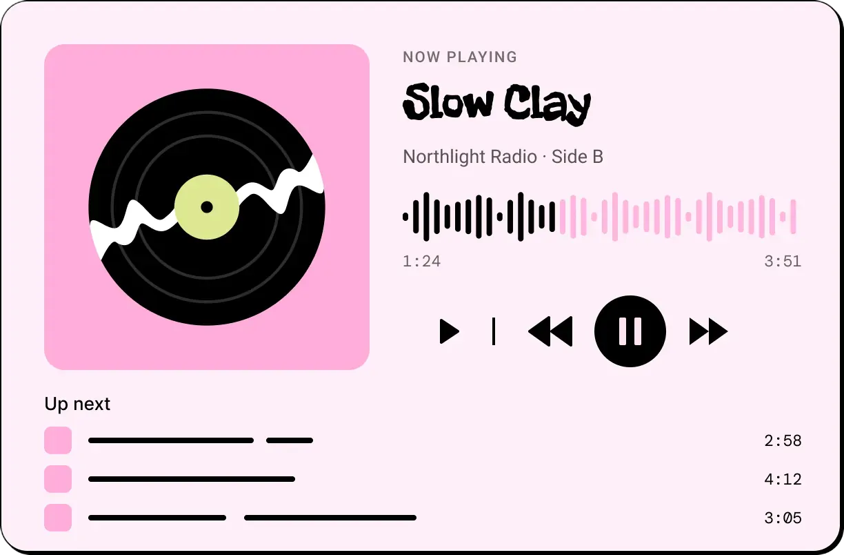 A music player
