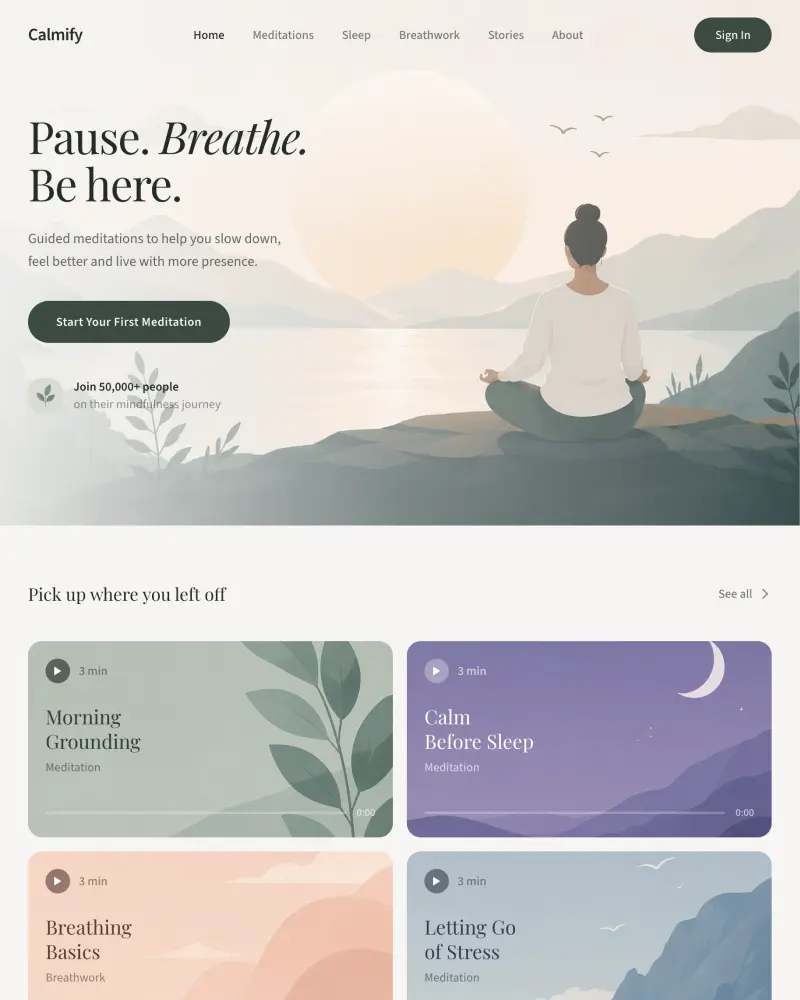 Přidání AI hudby do meditační aplikace